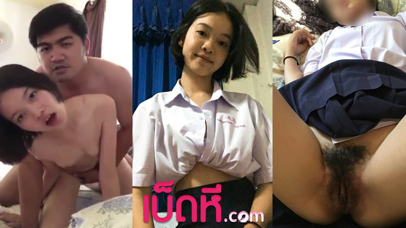 คลิปหลุด น้องไนซ์ นักเรียนม.ปลายโรงเรียนดัง เย็ดกับผัวรุ่นพี่ ล่อหีเย็ดท่าหมากันอย่างมันส์ น้องขึ้นขย่มโยกควยอย่างเด็ด ดูแล้วเงี่ยนควยแข็ง