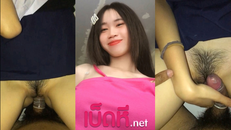 คลิปหลุดนักเรียน สาวอาชีวะ นัดเย็ดกับแฟน แหวกหีให้เย็ดคาชุดนักเรียน ควยใหญ่ เสียบหีโคตรฟิน โดนถ่ายคลิปเย็ดไว้ เย็ดมันส์จนแตกคาถุง