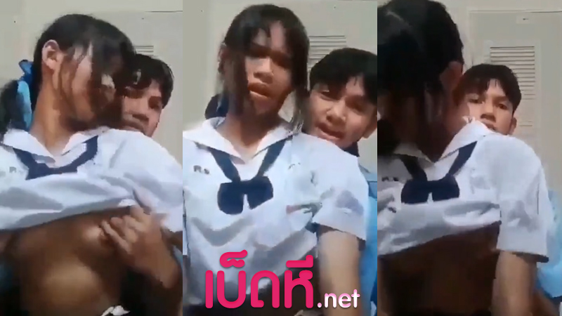 คลิปโป๊นักเรียน สาวมัธยมแอบเย็ดกับรุ่นพี่หนุ่มเทคนิคxxx เงี่ยนด้วยกันทั้งคู่จัดหนักเย็ดในห้องน้ำโรงเรียน กระเด้าท่าหมาตอกควยเสียวจนน้ำแตก