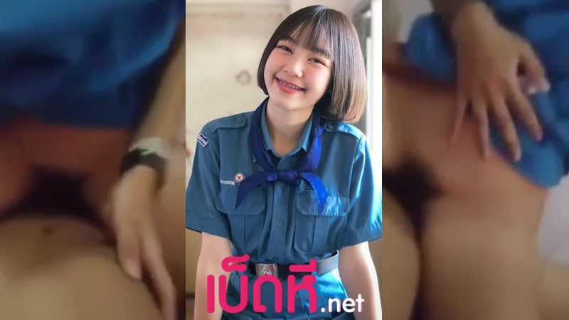 คลิปหลุดนักเรียน เย็ดเนตรนารีxxx หลอกพามาห้องจับซอยหีเด็ดๆ โดนเย็ดหีสดคาชุด ขึ้นโยกควยเสียงครางลั่น เจอควยโตกรุทุ้งหีทั้งแสบทั้งเสียว